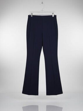 Halara NWTs High Waisted Back Side Pocket Slight Flare Work Pants - Blue Medium